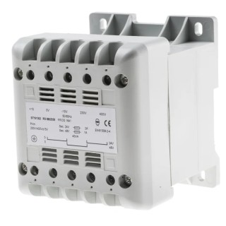 RS PRO 40 VA DIN Rail Transformer, 230 V AC Primary, 2 x 24 V AC Secondary, IEC 61558-2-6 880-2558