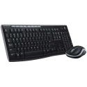 Logitech Wireless Compact Keyboard MK270, QWERTY (UK), Black Grey 2.4 GHz Wireless Connectivity MK270