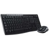 Logitech Wireless Compact Keyboard MK270, QWERTY (UK), Black Grey 2.4 GHz Wireless Connectivity MK270