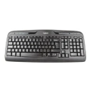 Logitech Wireless Standard Keyboard and Mouse Set USB 105 Keys Optical 3-Button Mouse MK330