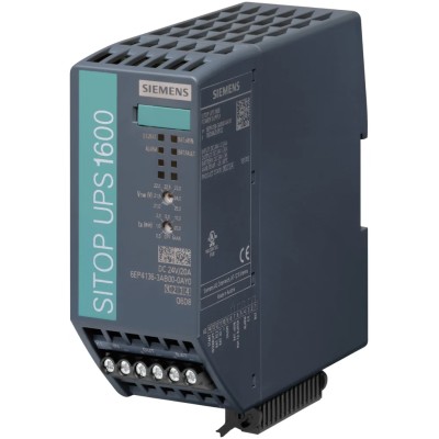 Siemens SITOP UPS1600 24V DC Input Uninterruptible Power Supply 480W DIN Rail UPS1600