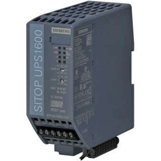 Siemens SITOP Uninterruptible Power Supply 240 W, 22 V dc / 29 V dc Input, 24 V dc Output, 10A, DIN Rail Mount UPS1600
