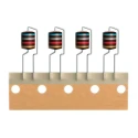 TDK 2.2 mH Ferrite Leaded Inductor Radial Mount, Max SRF 1.5 MHz, 180 mA DC Current, 9.5 Ω DC Resistance B82144B1225J000
