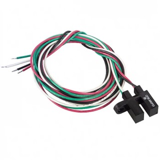 Optek Slotted Optical Switch with Photodiode and Phototransistor Output, Screw Mount, 4 Pin, 3.3mm Slot Width OPB880P51Z