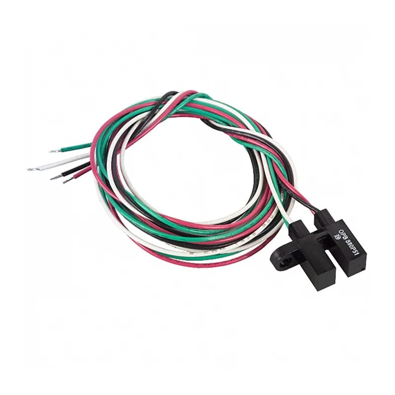 Optek Slotted Optical Switch with Photodiode and Phototransistor Output, Screw Mount, 4 Pin, 3.3mm Slot Width OPB880P51Z