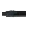 Amphenol Industrial Neutrik Cable XLR Connector, Straight Orientation, 5 Contacts, Male, 50V, Gold over Nickel NC5MXX-B