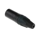 Amphenol Industrial Neutrik Cable XLR Connector, Straight Orientation, 5 Contacts, Male, 50V, Gold over Nickel NC5MXX-B