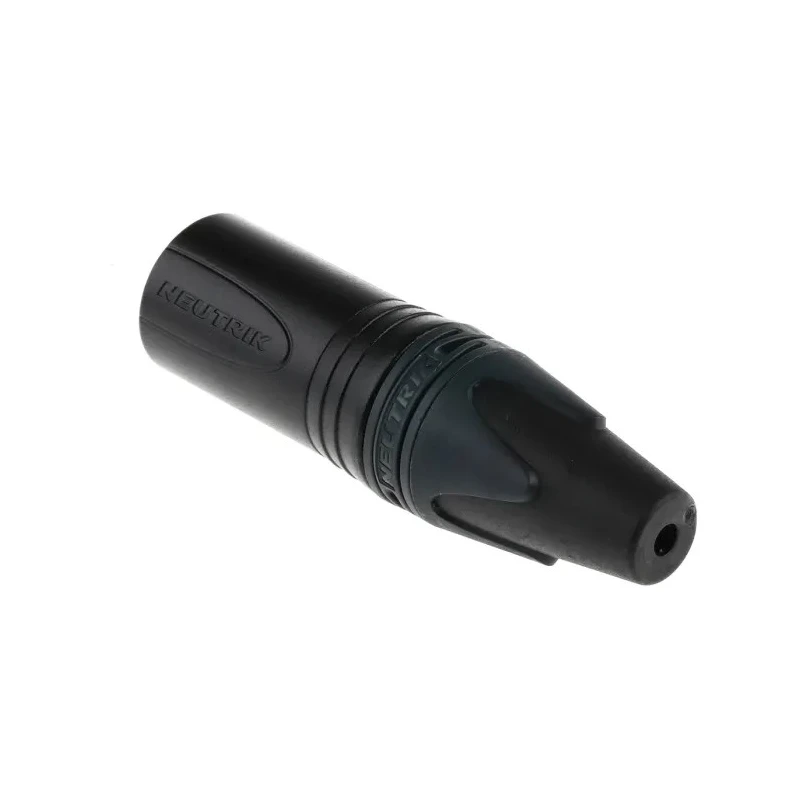 Amphenol Industrial Neutrik Cable XLR Connector, Straight Orientation, 5 Contacts, Male, 50V, Gold over Nickel NC5MXX-B