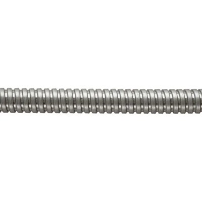 Flexicon 63 mm Nominal Diameter Uncoated Galvanised Steel Flexible Conduit Grey 10m FU63-10M