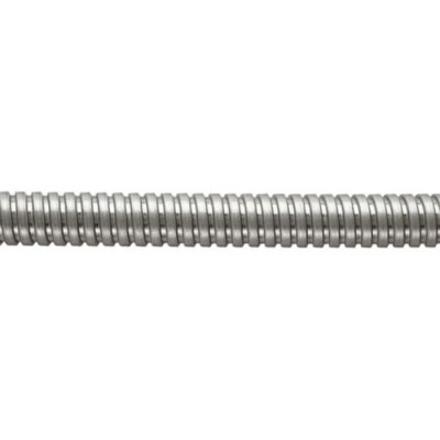 Flexicon Galvanised Steel Flexible Conduit 25 mm Nominal Diameter, Uncoated Grey, 10m Length FU25-10M