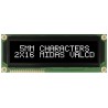 Midas MC21605G12W-VNMLW Alphanumeric LED LCD Monochrome Display White on Black 2 x 16 MC21605G12W-VNMLW