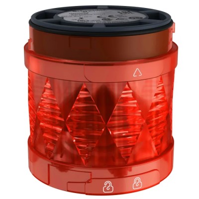Schneider Electric Harmony XVU Series Red Steady Effect LED Beacon 24V AC/DC 40mA IP65 