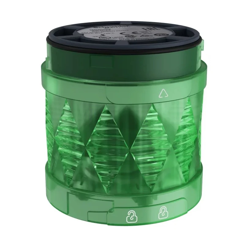 Schneider Electric Harmony XVU Series Green Steady Effect LED Beacon 24V AC/DC, Tube Mount, IP65 