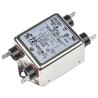 TE Connectivity Corcom SB High Performance Flange RFI Filter 10A 250V AC 50Hz/60Hz Fast-On 1-1609034-5