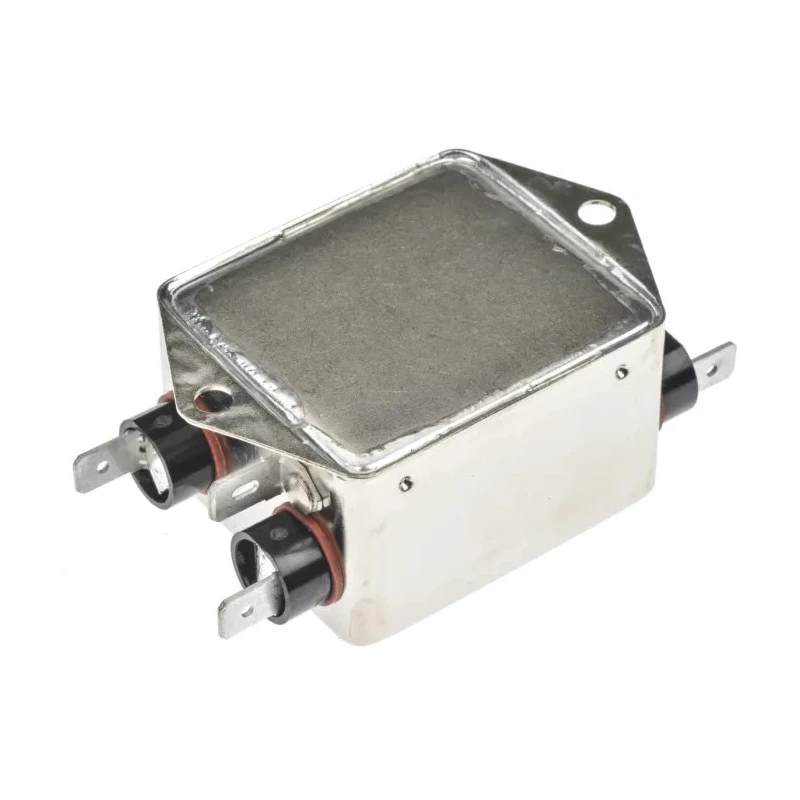 TE Connectivity Corcom SB 10A 250V AC 50Hz, 60Hz Flange Mount RFI Filter Fast-On Termination 1-1609034-5