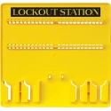 RS PRO 48 Padlock Lockout Station Yellow Polyvinyl Chloride 545mm x 585mm 882-5939