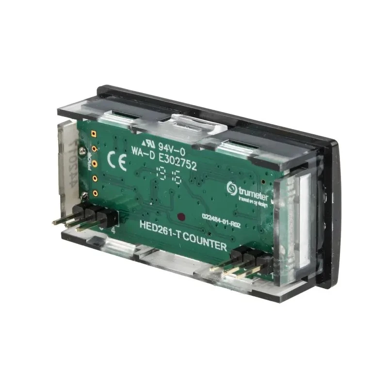 Trumeter 8 Digit LCD Counter 8mm Digit Height High Speed Count Input with LED Backlight HED261