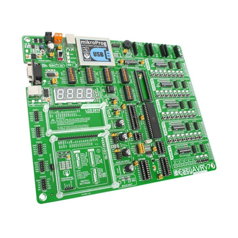 MikroElektronika Easy AVR V7 EasyAVR Development System Development Kit MIKROE-1385