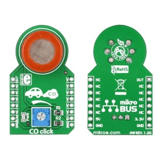MikroElektronika Sensor Development Tool C0 Click with MQ-7 Carbon Monoxide Sensor MIKROE-1626