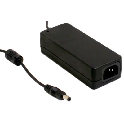 MEAN WELL 40W Single Output AC/DC Adapter 264V AC Input, 1.67A Maximum Output Current, 24V DC Output GST40A24-P1J