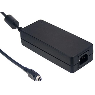 MEAN WELL 120W Single Output Desktop AC/DC Adapter 264V AC Input, 6A, 20V DC Output GST120A20-R7B
