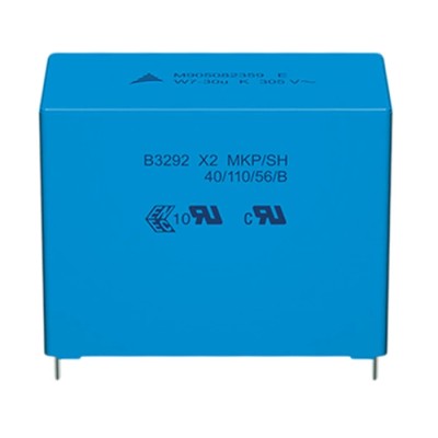 TDK Film Capacitor 100 nF 305V AC 630V DC Through Hole 2 Pin 10mm Pitch B32921C3104M000