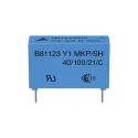 TDK Film Capacitor 1 nF 500V AC 3 kV DC Through Hole 2 Pin B81123C1102M000