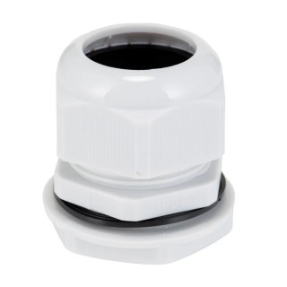 HellermannTyton Grey Polyamide 66 Cable Gland M50 Thread Size, 30 mm Min. to 38 mm Max. Cable Diameter, IP68 Rated NGM50-GRY