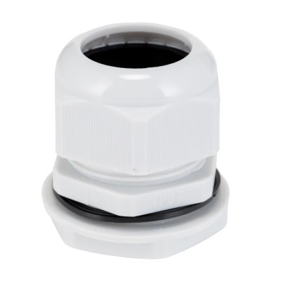 HellermannTyton Grey Polyamide 66 Cable Gland M50 Thread Size, 30 mm Min. to 38 mm Max. Cable Diameter, IP68 Rated NGM50-GRY