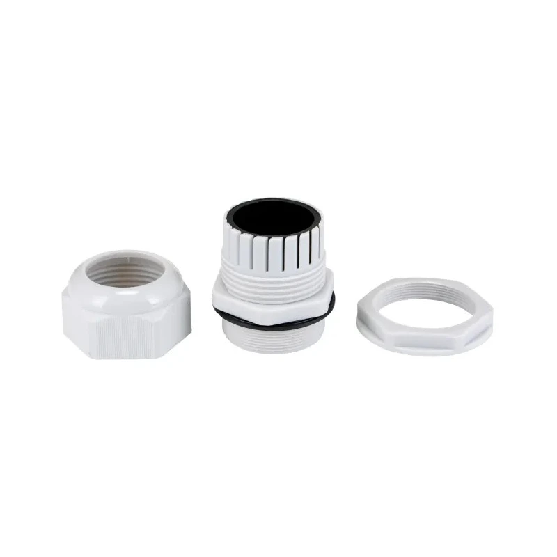 HellermannTyton Grey Polyamide 66 Cable Gland M50 Thread Size, 30 mm Min. to 38 mm Max. Cable Diameter, IP68 Rated NGM50-GRY