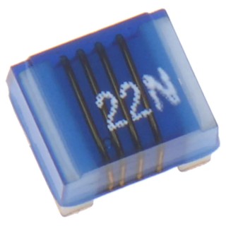 Wurth Elektronik WE-KI 1008A Shielded Wirewound Surface Mount Inductor with Ceramic Core 0.022μH ±5% 1A IDC Q60 744762122A
