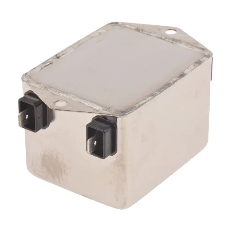 TE Connectivity Corcom HZ Flange EMI Filter 20A 250V AC 50Hz 60Hz Fast-On Termination 3-1609037-2
