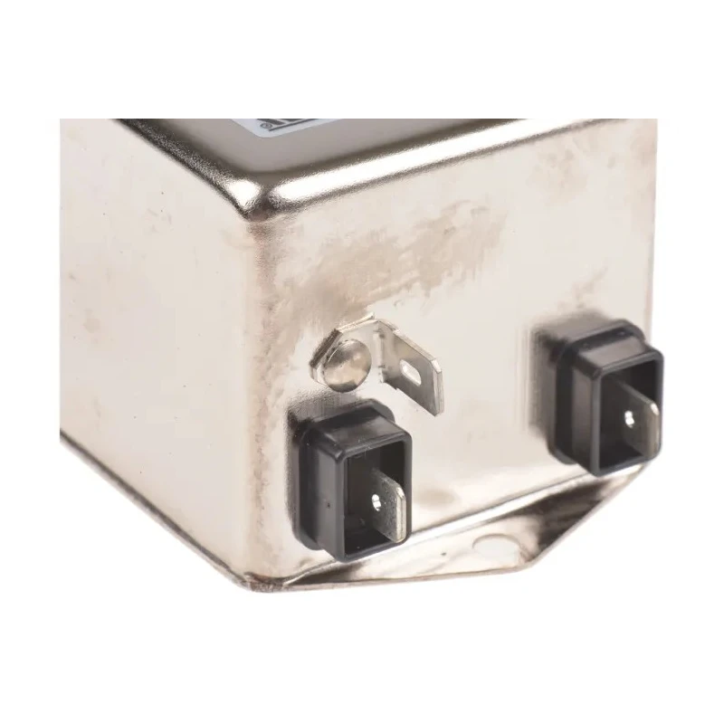 TE Connectivity Corcom HZ Flange EMI Filter 20A 250V AC 50Hz 60Hz Fast-On Termination 3-1609037-2
