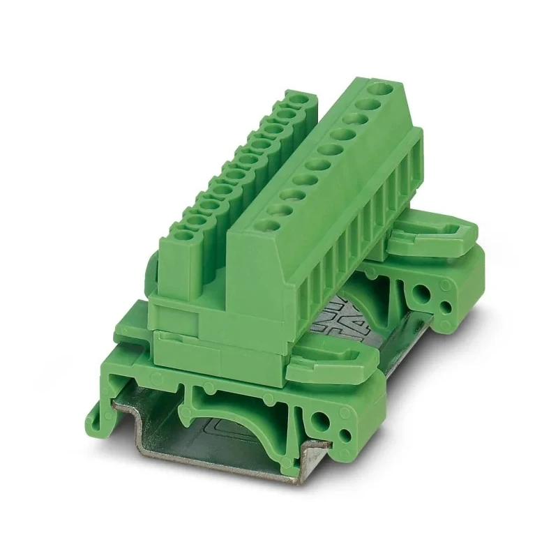 Phoenix Contact 5 Position Green UMSTBVK 2.5/ 5-ST-5.08 Series DIN Rail Connector, Screw Termination, 2.5mm², 12A 1833849