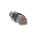 Deutsch Polyamide Female 3 Way Connector Housing with Shrink Boot Adapter for Automotive Connectors DT04