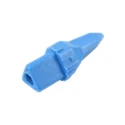 Deutsch Polybutylene Terephthalate Blue Female 3 Way Wedge Lock Automotive Connector Accessory W3P-1939