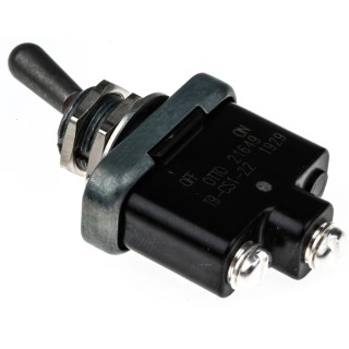 Otto Panel Mount Toggle Switch On-Off SPST Screw Terminal 20A 28V DC 115V AC T9-CS1-22