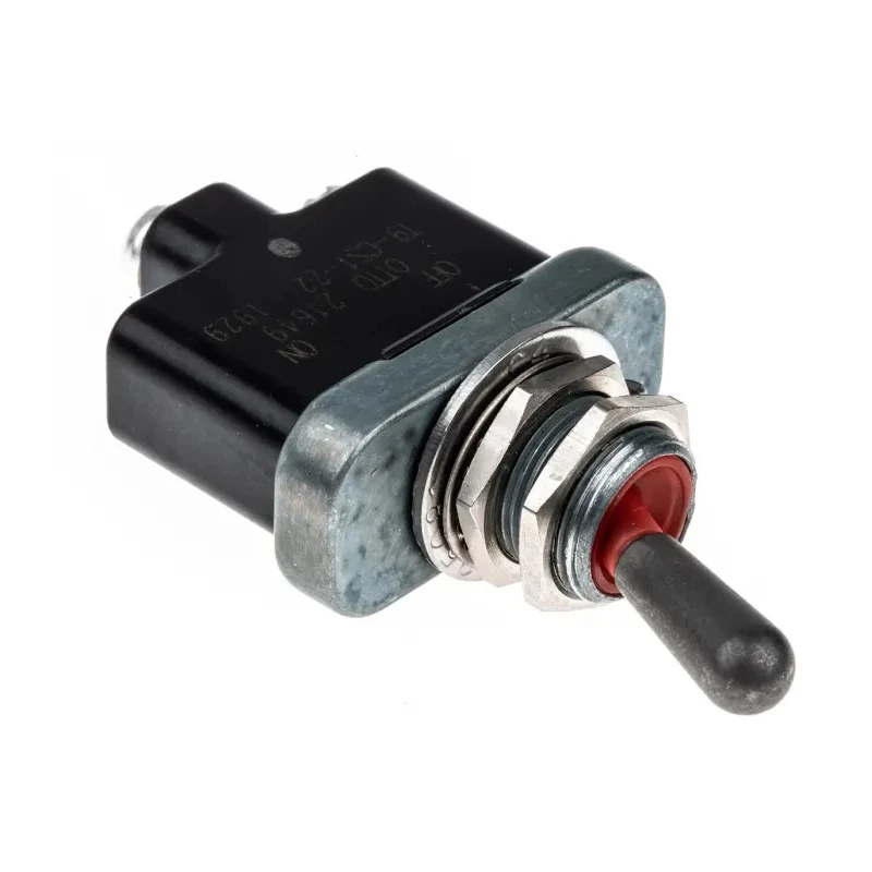 Otto Panel Mount Toggle Switch On-Off SPST Screw Terminal 20A 28V DC 115V AC T9-CS1-22