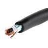 Alpha Wire Control Cable 4 Cores 0.56mm² 20 AWG Screened Thermoplastic Elastomer Jacket 300V 30m 45464 BK005