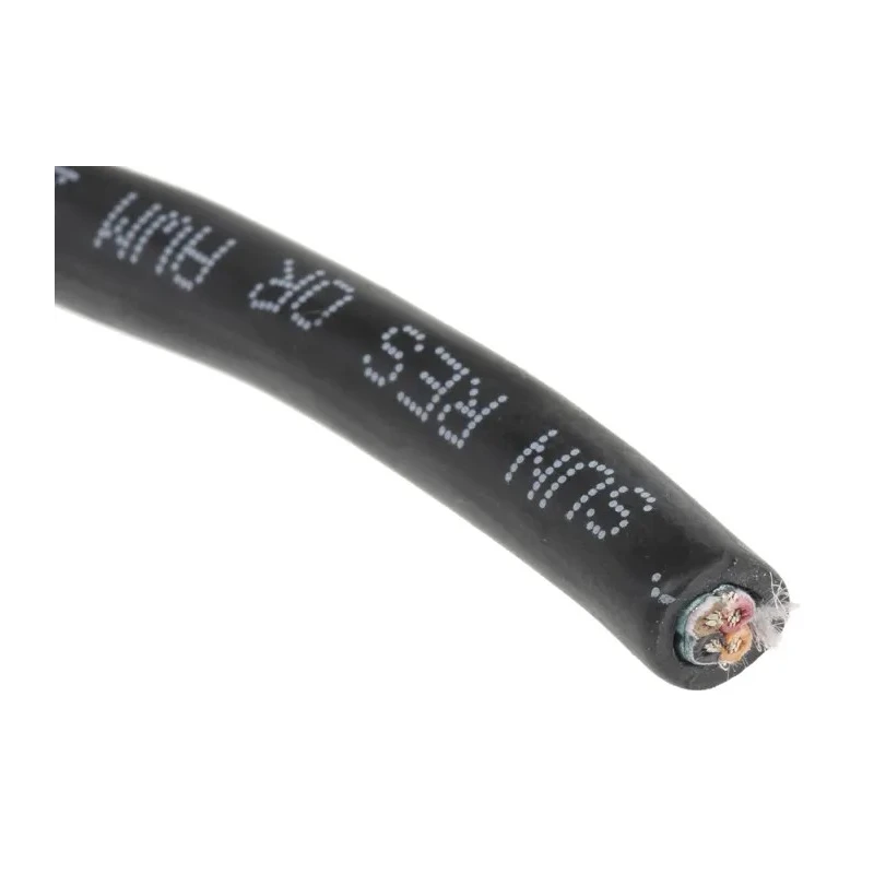 Alpha Wire Control Cable 4 Cores 0.56mm² 20 AWG Screened Thermoplastic Elastomer Jacket 300V 30m 45464 BK005