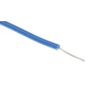 RS PRO Blue 0.08 mm² 28 AWG Stranded Hook Up Wire, 7 x 0.12 mm Strands, 100 m Length, Polyvinyl Chloride Jacket 884-0843