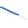 RS PRO Blue 0.08 mm² 28 AWG Stranded Hook Up Wire, 7 x 0.12 mm Strands, 100 m Length, Polyvinyl Chloride Jacket 884-0843