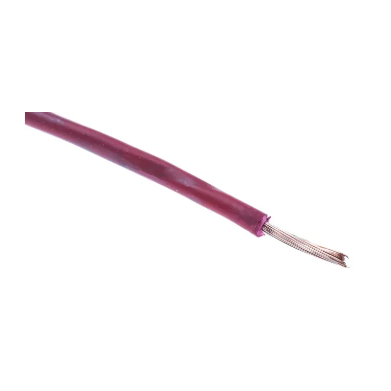 RS PRO Red 0.08 mm² Hook Up Wire 28 AWG 7x0.12 mm Core Strands 100 m PVC Insulated 300V 105°C 884-0840