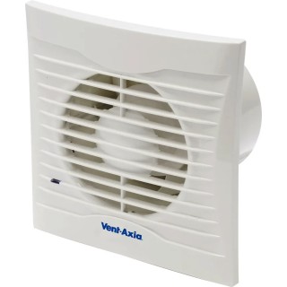 Vent-Axia Silhouette 100B Rectangular Extractor Fan 230V AC, 14W, 75 m³/h, 38 dBA, IPX4, Duct Size 100 mm Silhouette 100B