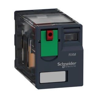 Schneider Electric Power Relay with 48V AC Coil, 12A Switching Current, DPDT Contact Configuration RXM2AB1E7