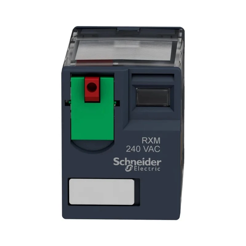 Schneider Electric Power Relay with 48V AC Coil, 12A Switching Current, DPDT Contact Configuration RXM2AB1E7