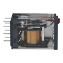Schneider Electric Power Relay, 120V AC Coil, 12A Switching Current, DPDT, Plug-In Terminal, Harmony Relay RXM RXM2AB1F7