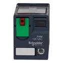 Schneider Electric Power Relay, 120V AC Coil, 12A Switching Current, DPDT Contact Configuration RXM2AB2F7