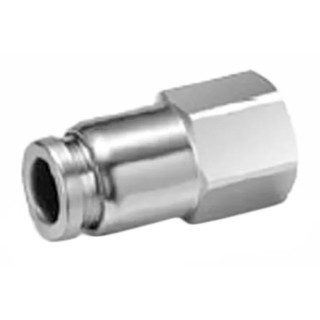 SMC Pneumatic Quick Connect Coupling Rubber 316 Stainless Steel Fluoro Coated Male Female KQG2F06-01