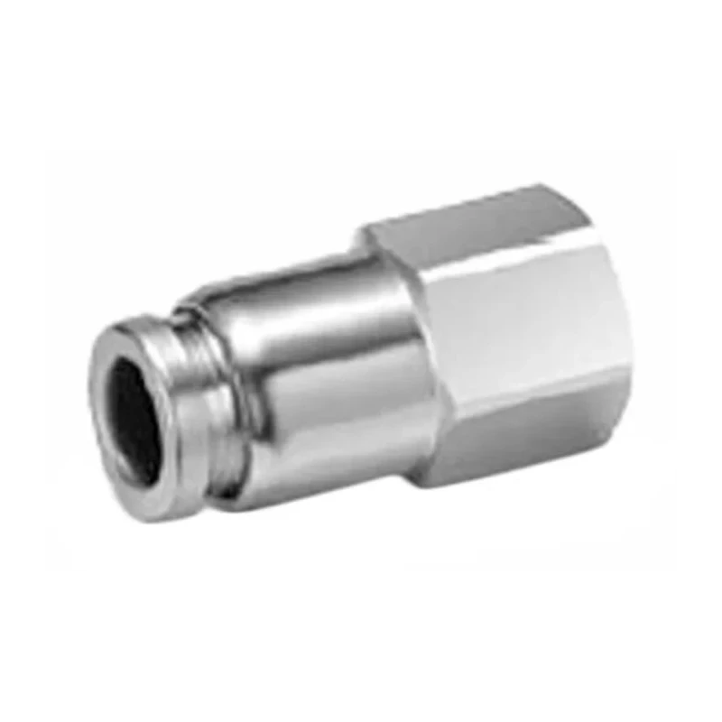 SMC Pneumatic Quick Connect Coupling Rubber 316 Stainless Steel Fluoro Coated Male Female KQG2F06-01